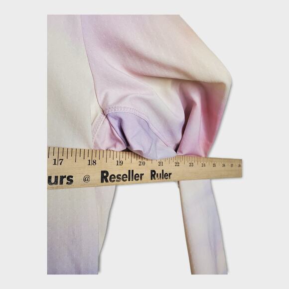 CALIA Womens 1/4 Zip Golf Pullover Top Pastel Cloud Swirl Pink Purple L Sporty - Picture 7 of 9